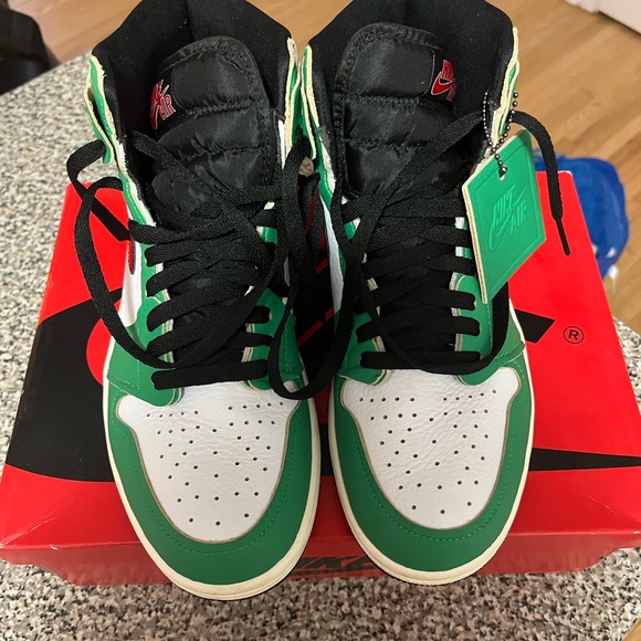 Jordan 1 retro high lucky green - Picture 4 of 10